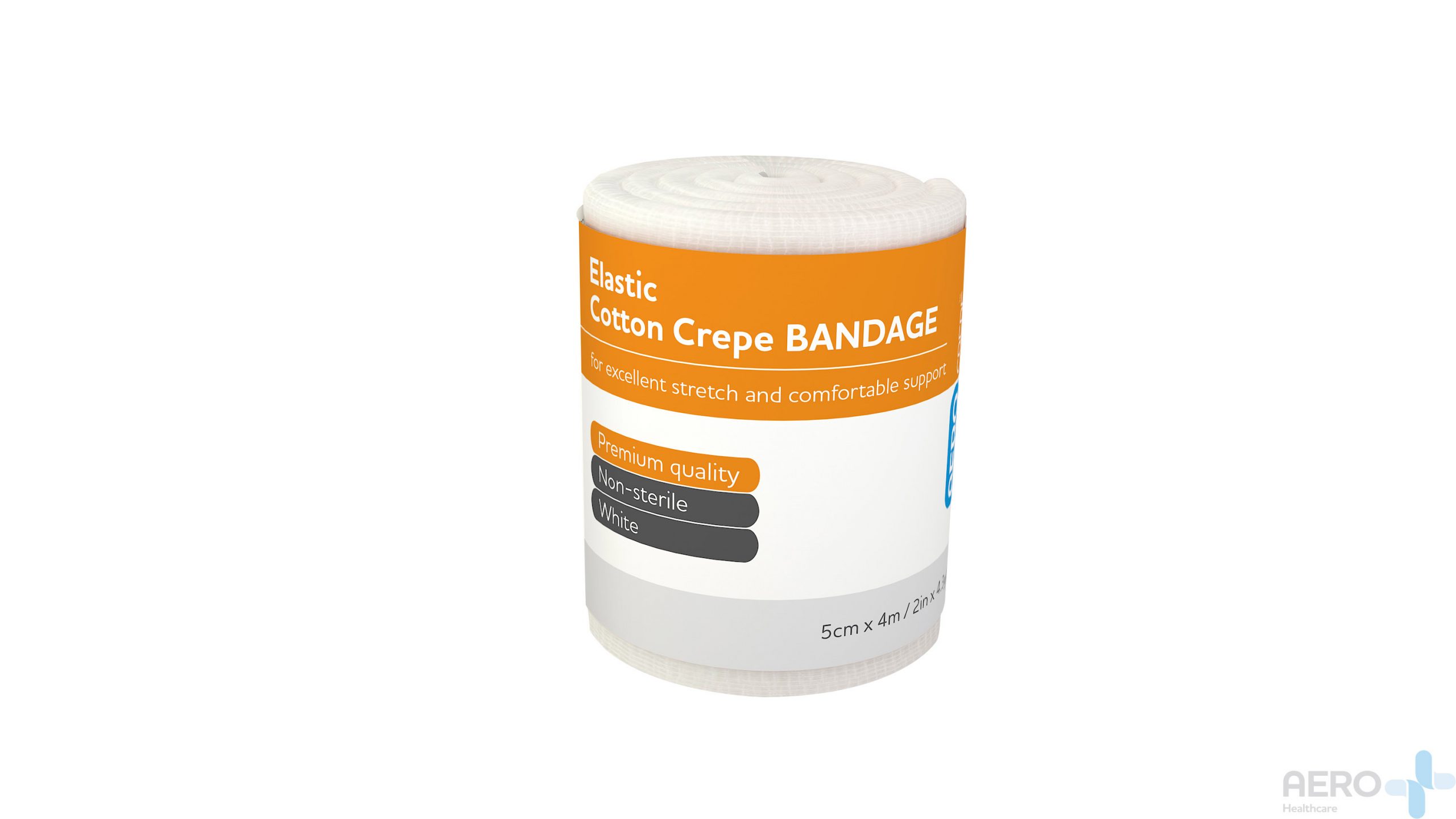 Elastic Cotton Crepe Bandage - 5cm - Pack of 12 - South Coast First Aid ...